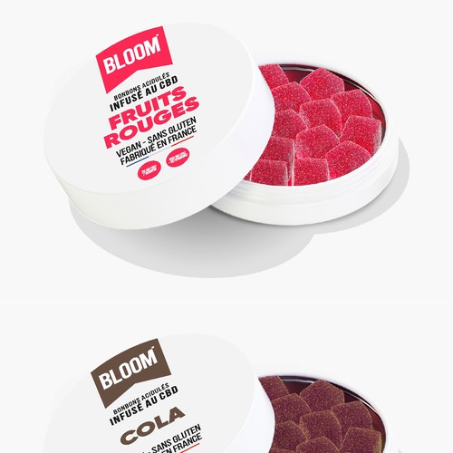 BLOOM CBD Gummies need his new packaging Design by DevDevit   ★ ★ ★ ★ ★