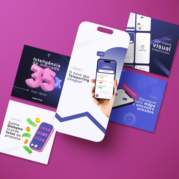 Teleporting - Social media