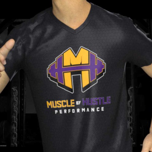 COMPETE and build a STRONG logo for hard-working athletes! Design by Rita Harty®