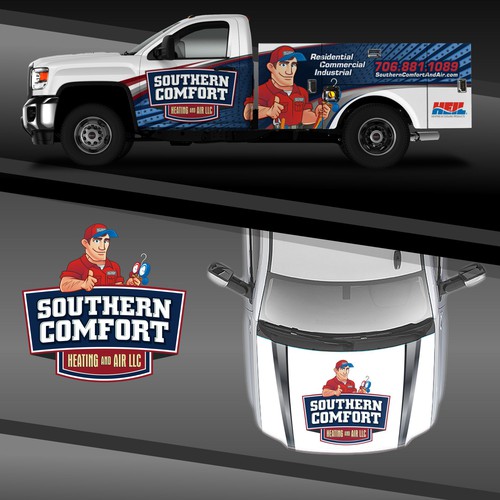 Designs | Truck Wrap Design for Heating and Air Company | Car, truck or ...