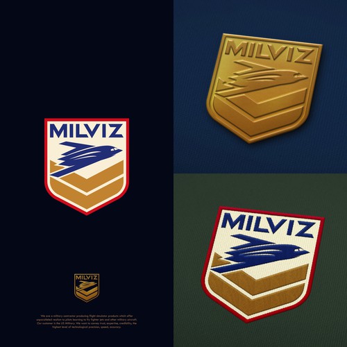 MILVIZ Logo - Producer of Military Flight Simulation Design von plyland