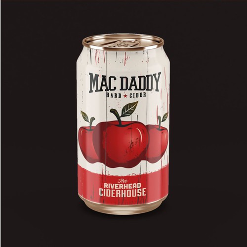 Design a rustic feeling slim can for hard apple cider Diseño de DesinNIK