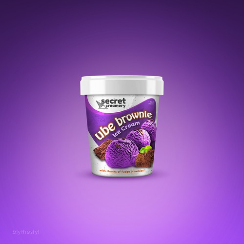 Ice Cream Packaging for Ube Ice Cream Design von marketingmaster