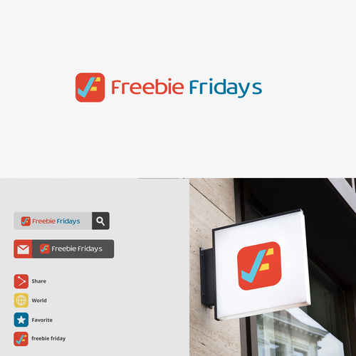 Freebie Fridays - Fun Modern Logo that grabs attention! :) Design réalisé par ✅Estween™