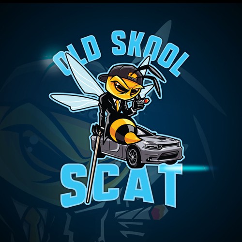 Dodge Scat Pack Logo Classic Car Design Tshirt NEW
