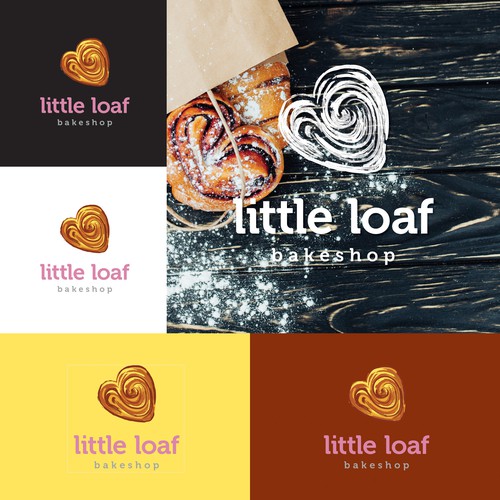 コンペ「Little Loaf Bakeshop: Identity for small bakery in the Hudson Valley (LGBTQ+ designers highly encouraged to submit!)」のデザイン by Creative Kindnessさん 