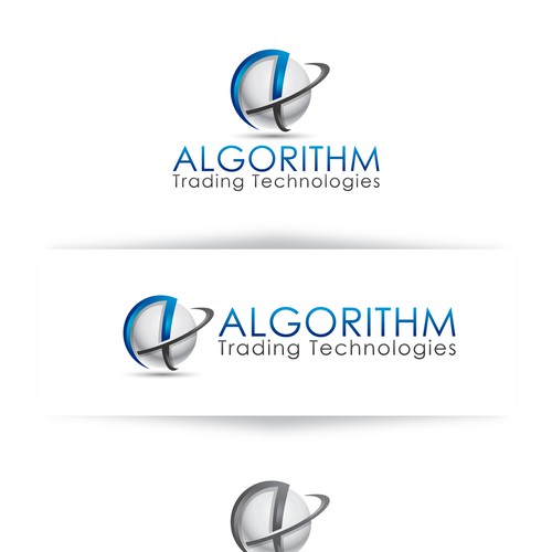logo and business card for Algorithm Trading Technologies Design by eye_window