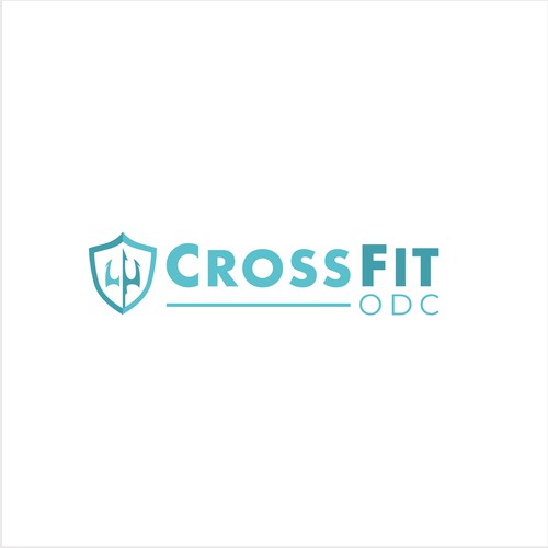 Logo pour une salle de CrossFit (France), thématique : trident, mer, odyssée, poseidon … Design by thatBeardyGuy