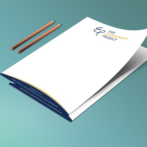 Clean, simple note design, The Endowment Project Design by prosenjit_P