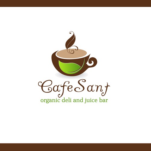 Create the next logo for "Cafe Sante" organic deli and juice bar Diseño de Studio 7even