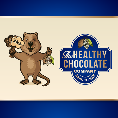 The Healthy Chocolate Company needs our happy mascot to be drawn and immortalised. Design by The Magical