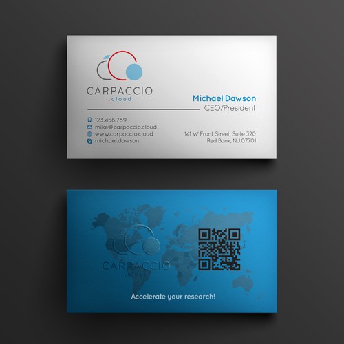 Give more muscle to research with graphic ID for CARPACCIO.cloud Design by kendhie
