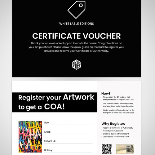 Certificate Voucher Design por Mah_Ari