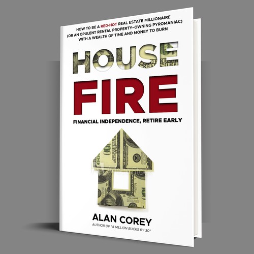 Eye-catching BOOK COVER with REAL ESTATE and EARLY RETIREMENT focus Design by M O N O L I T H