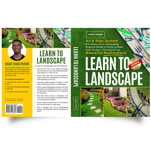 LOOKING FOR A UNIQUE AND BEAUTIFUL BOOK COVER DESIGN FOR A HOME LANDSCAPING BOOK Design by iDea Signs