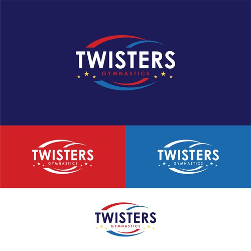 Twister Gymnastics Logo Rebrand - Modern, Exciting, Clean Logo Update for Kids Gymnastics Facility Design by ekhodgm