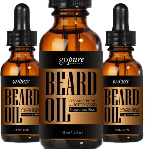 Create a High End Label for an All Natural Beard Oil! Réalisé par ve_sta