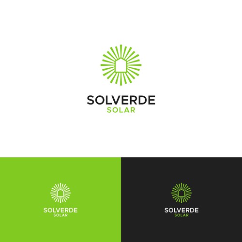 Clean logo for solar company Design by MisterR