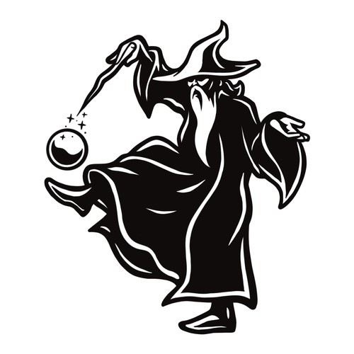 Soccer Wizard Cartoon Diseño de mbutzgambutz