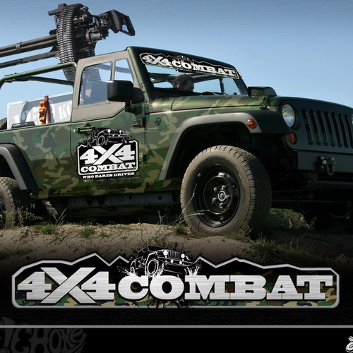 logo for 4x4 COMBAT Design by RA_Graphics