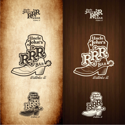 RRR Bar logo contest Design by GiaKenza