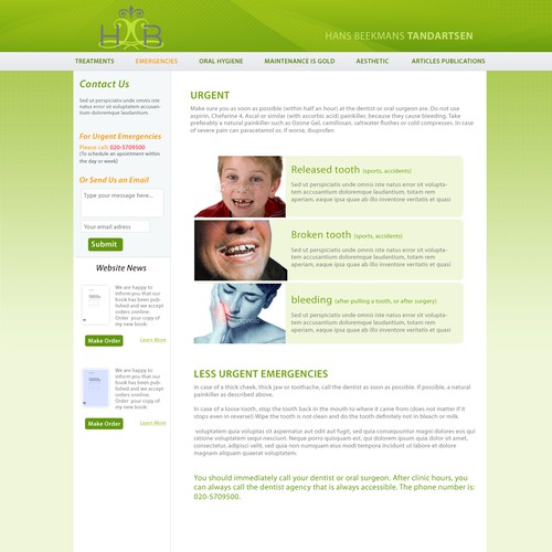 Design di Create the next website design for Beekmans Tandartsenpraktijk di SetupShop™