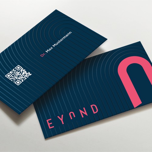 Visitenkarte mit QR Code Design by LAXMI DESIGNHUB