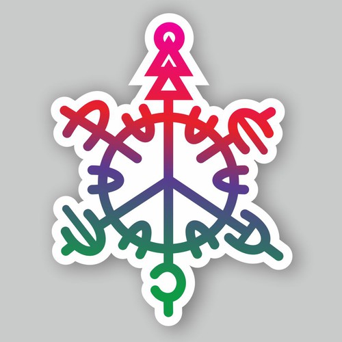 Design di Design A Sticker That Embraces The Season and Promotes Peace di josept