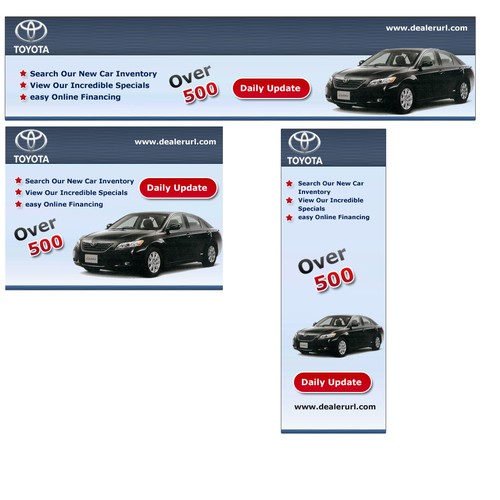 Set of Three Layered Banner Template Groups Design by Jack Marsal