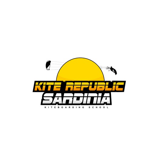 Kite Republic Sardinia - Kiteboarding School needs a youthful & professional Logo Design by Yolman