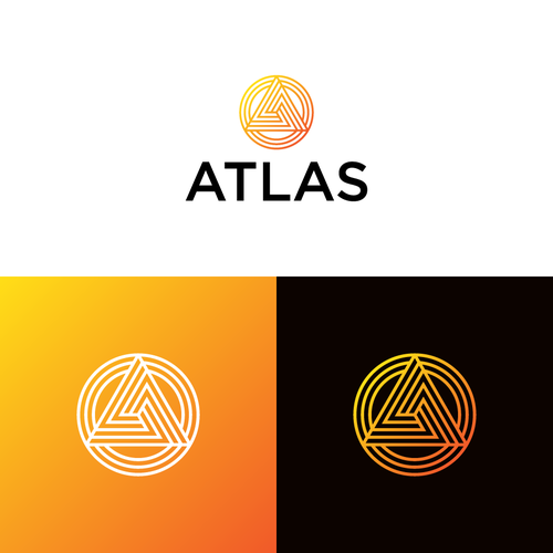 Abstract logo for crypto project Design by gnrbfndtn