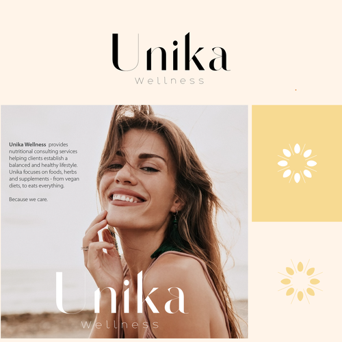 Design Unika Wellness Needs a Brand por AnjaW