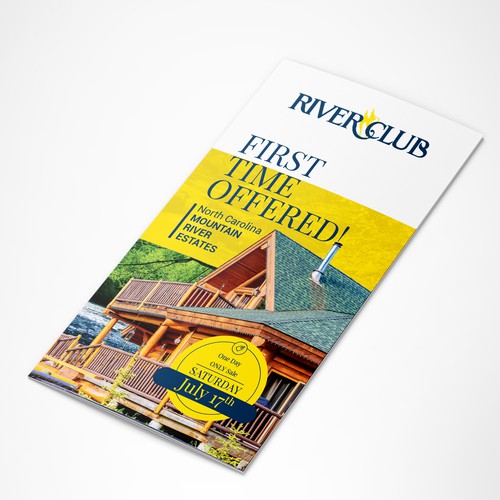 North Carolina River Community Event Flyer Design by Iconic Graphic