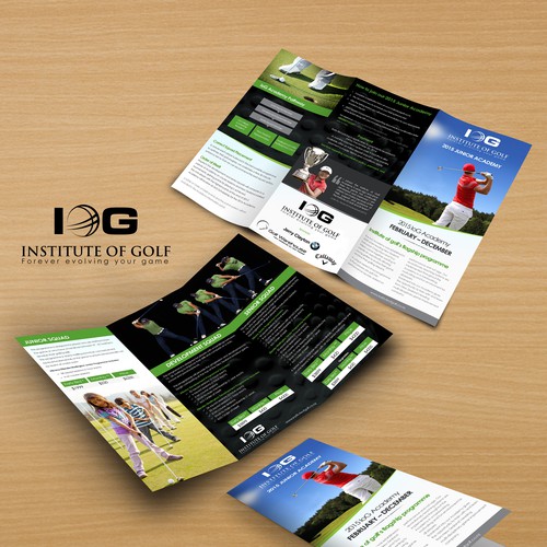 Institute of Golf want you! please design our Academy Flyer! Design by Yiga194