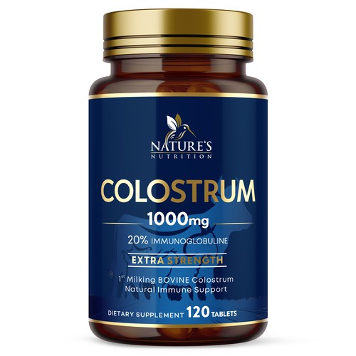 Powerful, Colostrum Design Needed for Nature's Nutrition Design by Encephalon™