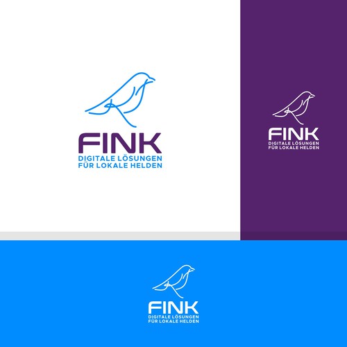 Logotipo y tarjeta de visita propuesta en el concurso por AjiCahyaF