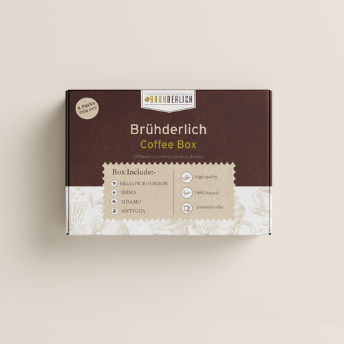 Packaging design for a premium coffee gift box Design by Ganesh Anvekar