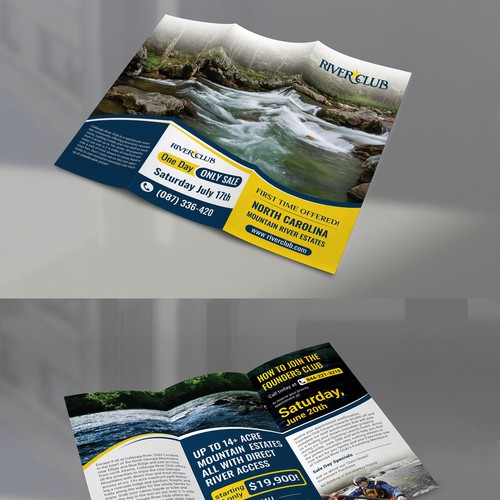 North Carolina River Community Event Flyer Design by idea@Dotcom