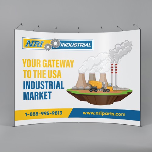 Design a banner for an automation exhibition Design von BrainStorm.