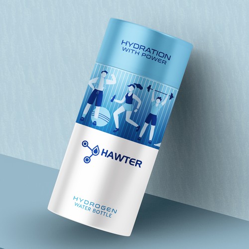 Design cutting edge, eye catching packaging for a revolutionary fitness product Design by Med™