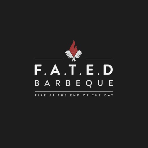 F.A.T.E.D. BBQ! Competition BBQ Team Logo NEEDED https://www.instagram.com/fated_bbq/-ontwerp door alvinl92