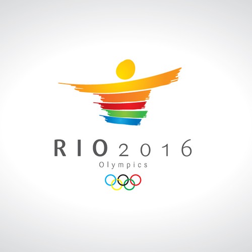 Design a Better Rio Olympics Logo (Community Contest) Design by Burnt Red Hen