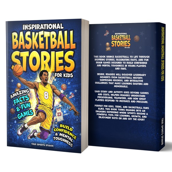 Design by MarCreative™ titled "Children's book about Basketball"
