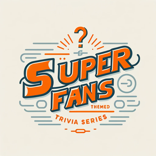 SUPER FANS Theme Trivia Series Logo Design by alefajardo94