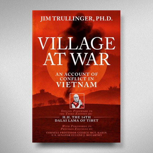 Cover for Third Edition of Classic Work on the Vietnam War. Special Foreword by H.H. the Dalai Lama. Design by Sam Arts Studio