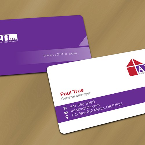 Create a winning business card design for Real Estate with a purpose Design by Dezero