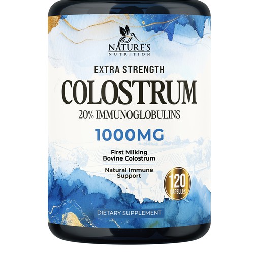 Powerful, Colostrum Design Needed for Nature's Nutrition Design by UnderTheSea™