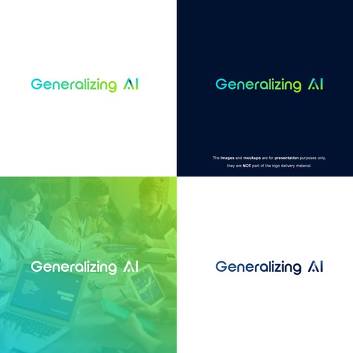 "Generalizing AI" winning Postcard, flyer or print