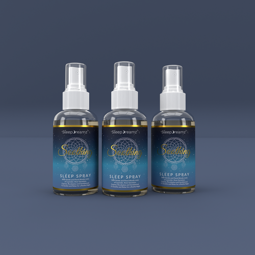 Sleep Spray label design for global Sleep brand Design by Tamara.D