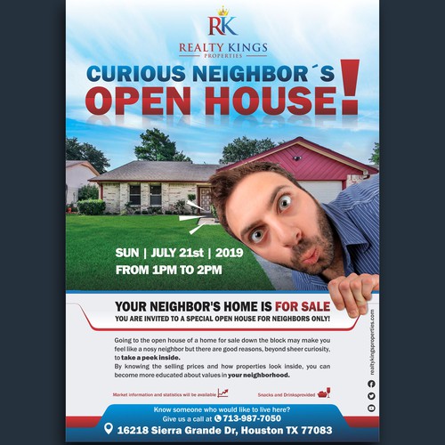 Need Open House Flyer Designed For Real Estate Company Postcard Flyer Or Print Contest 99designs